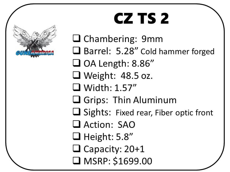 CZ’s New Tactical Sports Pistol for the U.S. - The TS2