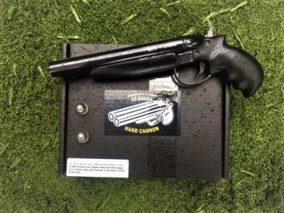 Desperado Double Barrel 12 Gauge Hand Cannon: The Secret Ingredient is Black Powder