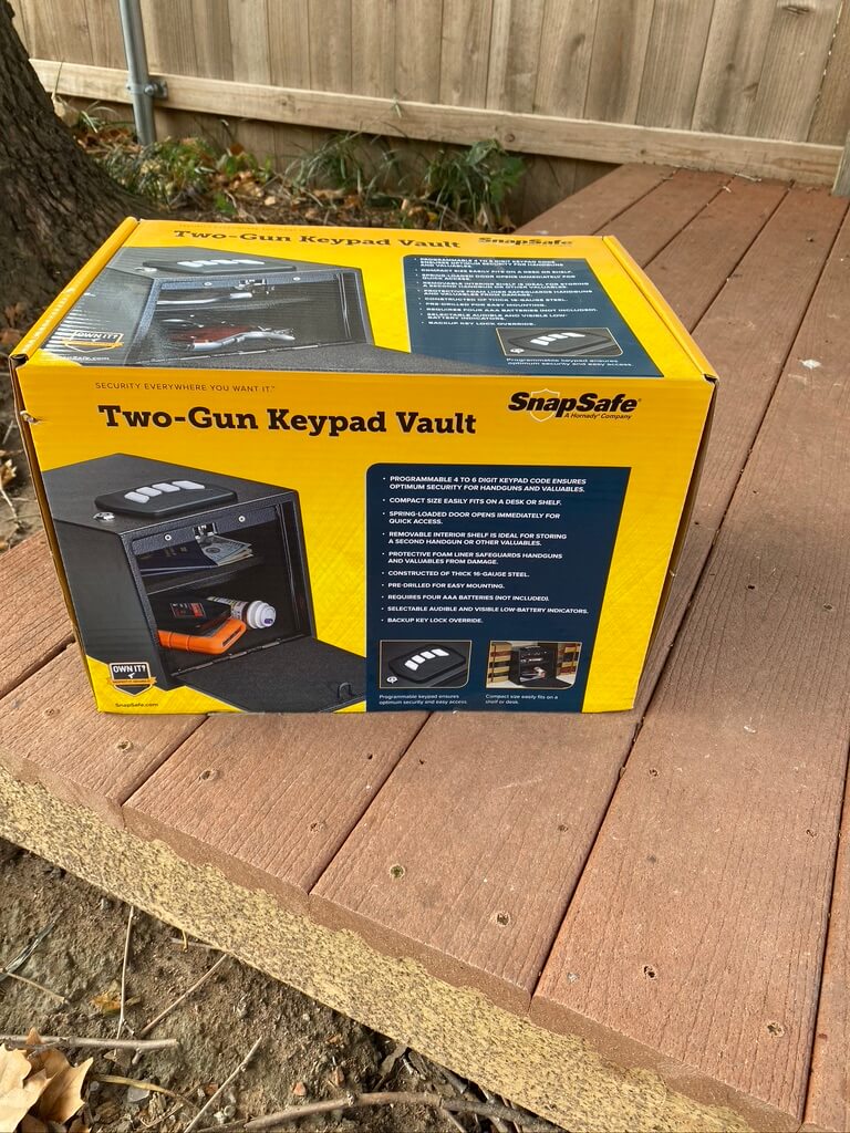 SnapSafe Two-Gun Keypad Vault
