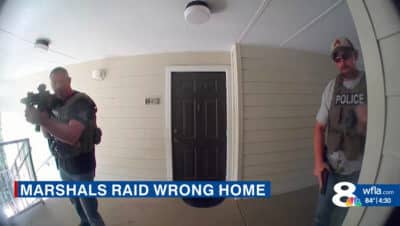 Oops! Wrong Door! Footage Shows Marshals Holding Young Mother, Baby At Gunpoint 