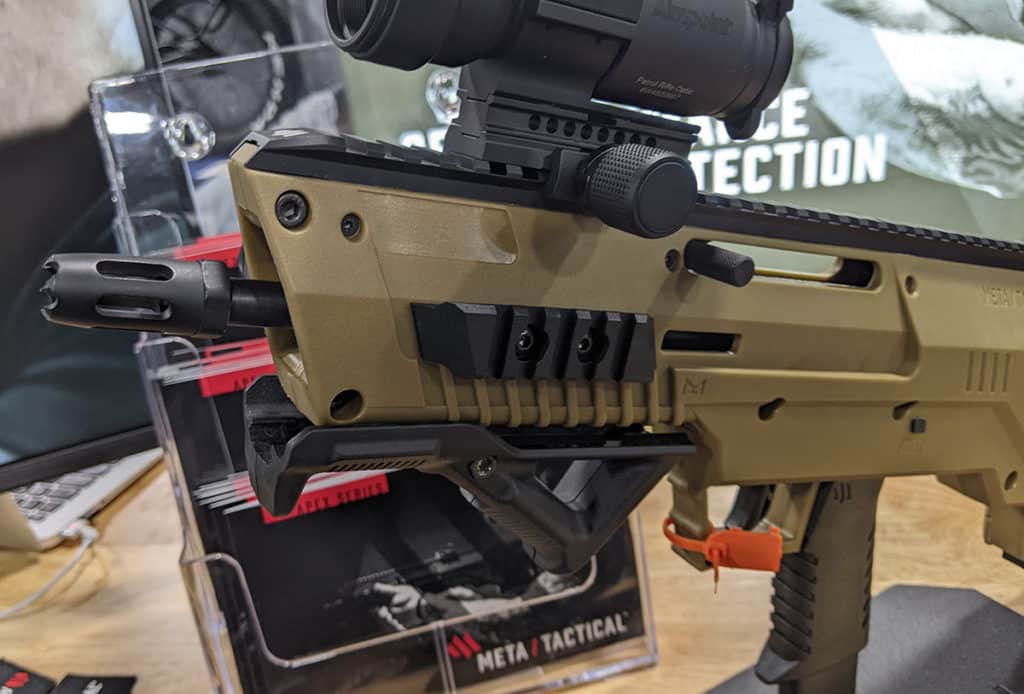 World’s First Bullpup Style Pistol-to-Rifle Conversion Kit from Meta Tactical – SHOT Show 2022