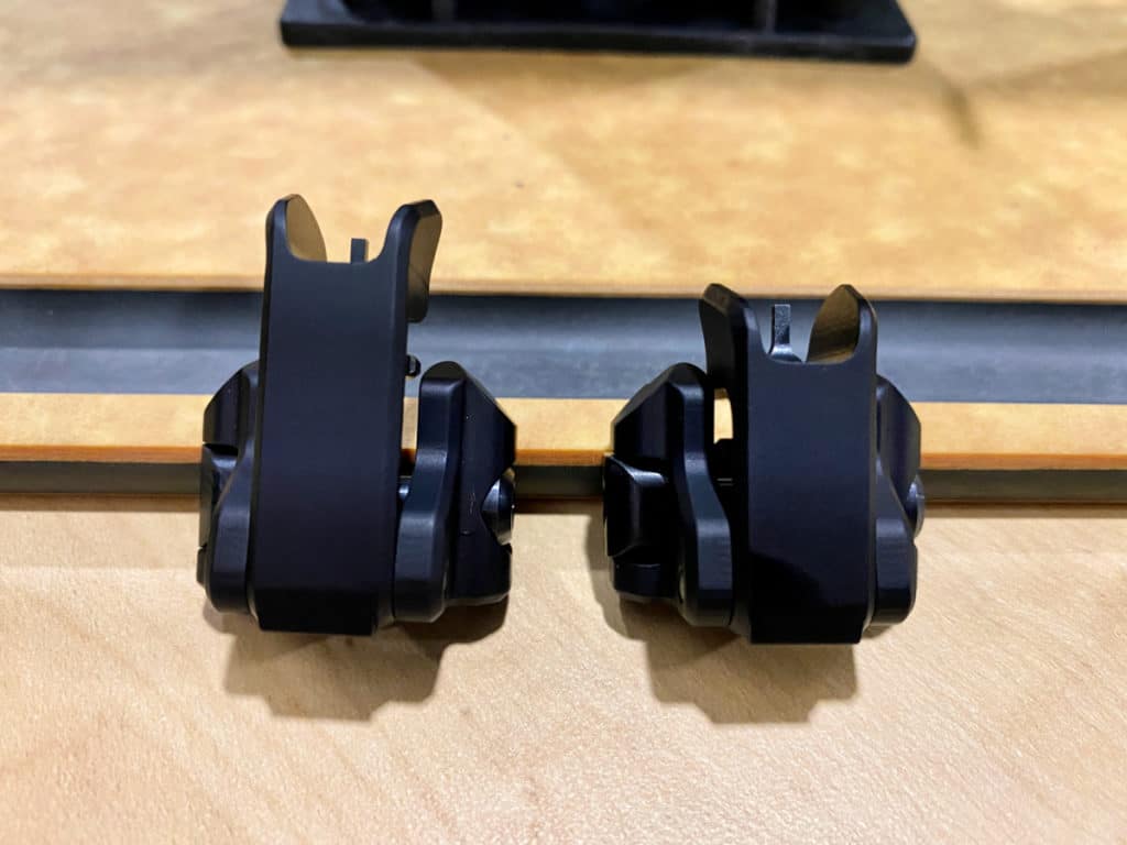 Scalarworks PEAK Folding Sights -- SHOT Show 2022