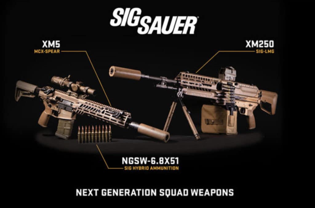 BREAKING: Army Selects SIG for Next Generation Squad Weapons (NGSW) System