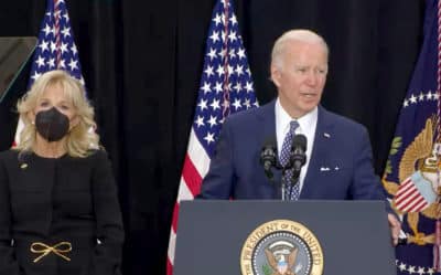 Biden Says Quiet Part Out Loud: ‘We Have Enough Laws on the Books to Deal with What’s Going on Now’ 