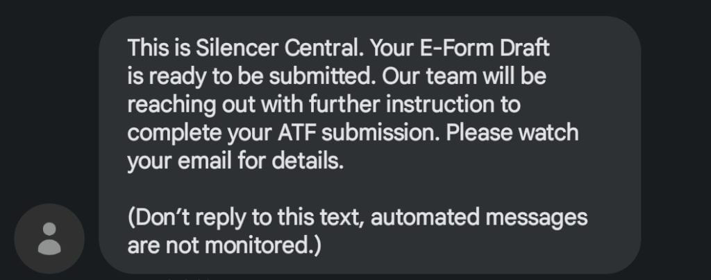 Filing an eForm 4 with Silencer Central - My Experience Part 1