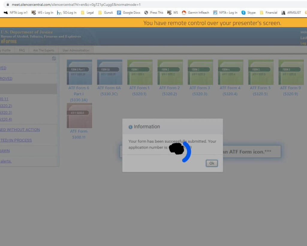 Filing an eForm 4 with Silencer Central - My Experience Part 1