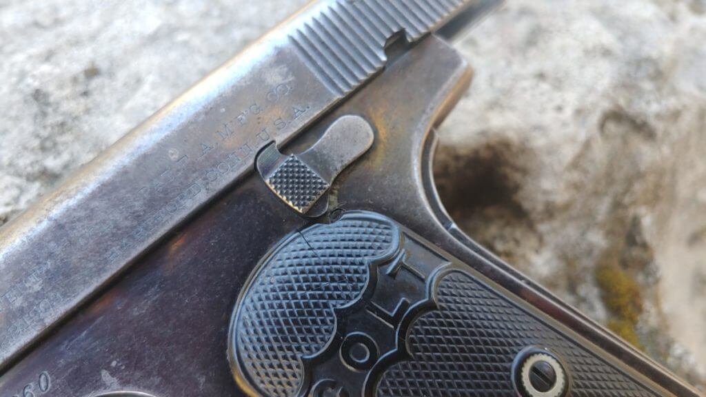 The Colt 1903 Pocket Hammerless