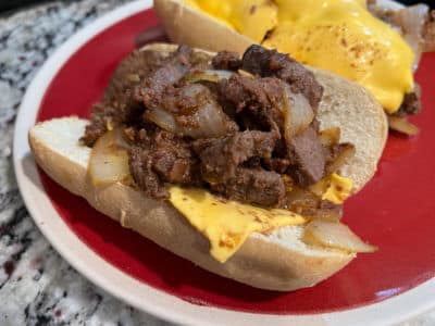 Simple Gourmet: Elk Cheesesteak Sandwiches