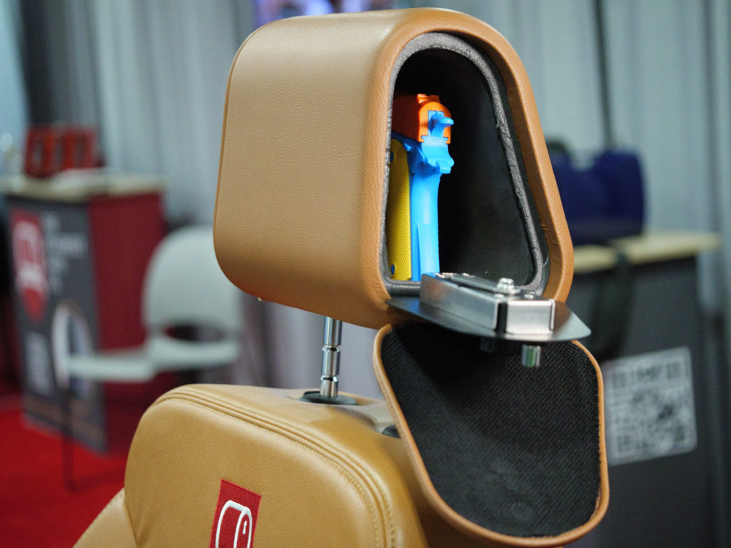 Safely Conceal on the Go with a Headrest Safe -- SHOT Show 2023