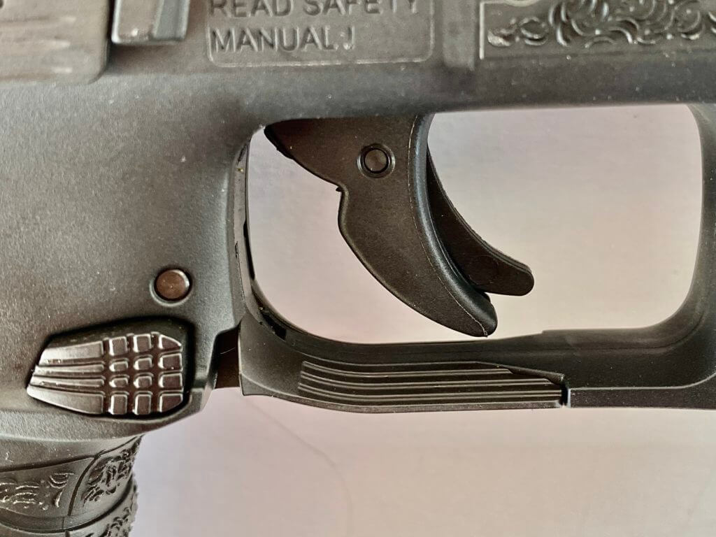 Walther WMP trigger up close