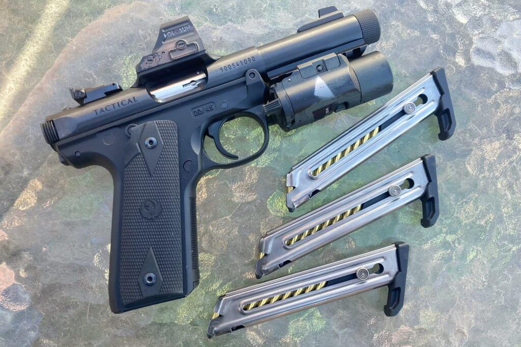 Ruger 22/45 Tactical with 3 magazines