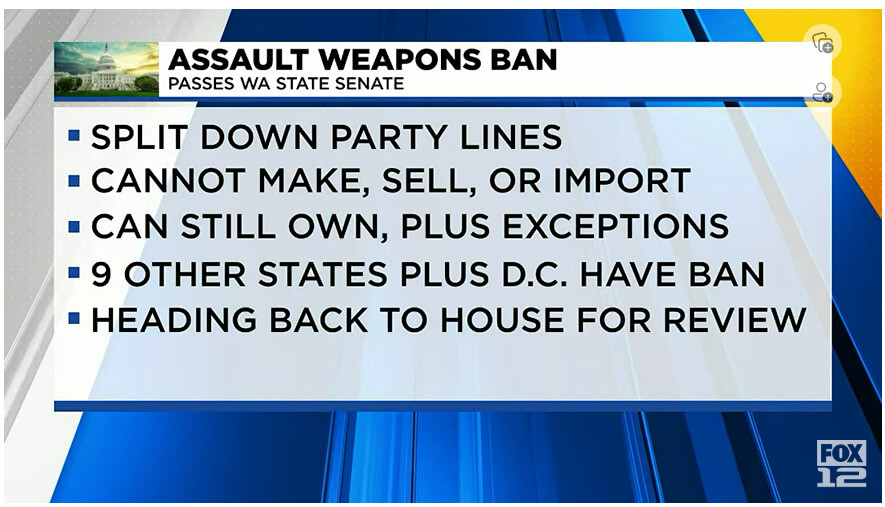 Washington House Bill 1240 as reported by Fox News 12