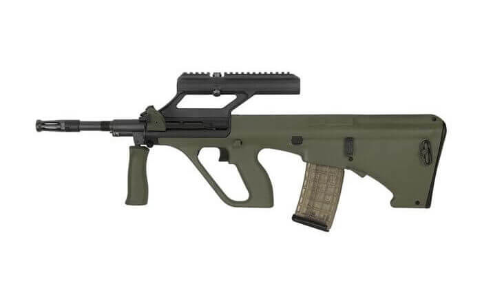 Steyr Aug bullpup rifle OD green 