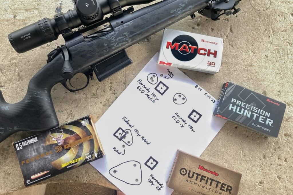 Bergara B-14 Squared Crest  shooting groups