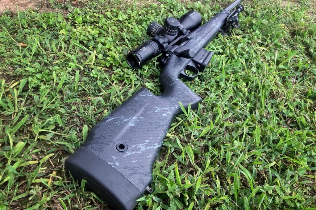 Bergara B-14 Squared Crest on ground