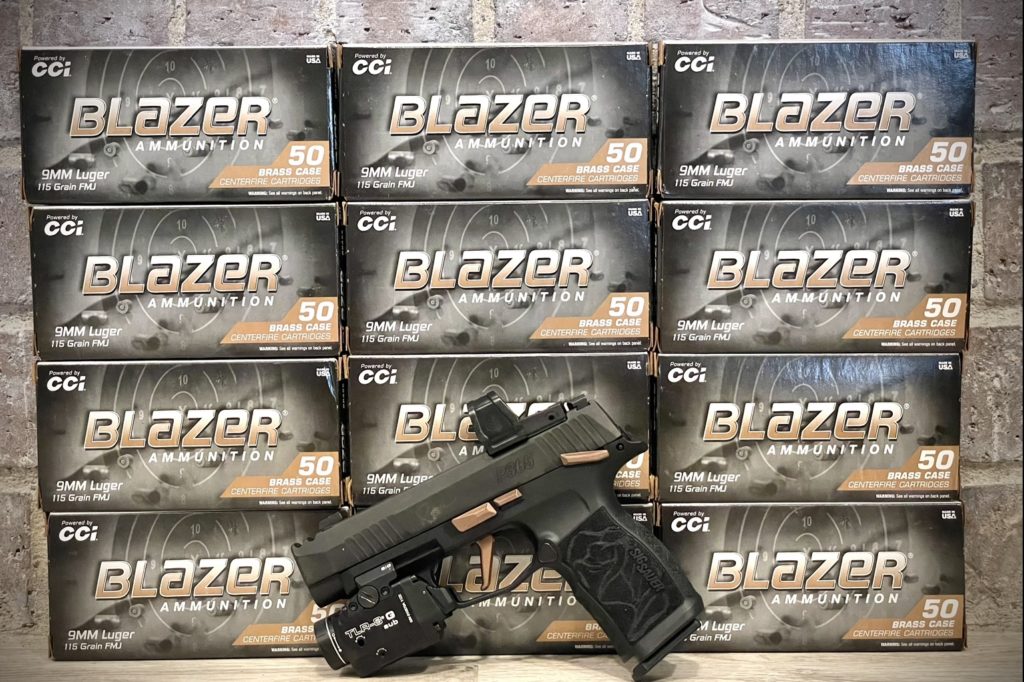 Blazer ammunition supplied by ammunitiontogo.com 